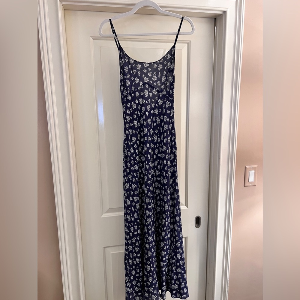 Realisation Par Navy Floral Slip Dress - Picture 3 of 6